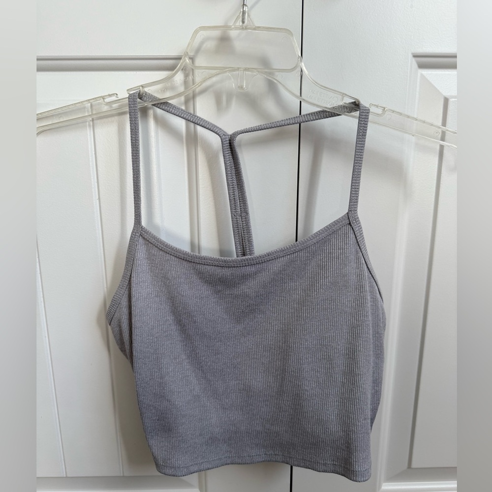 Gray Alo Sports bra